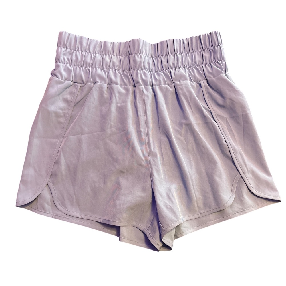 NEW New In Periwinkle Blue Windbreaker Lined Running Active Shorts Size L
